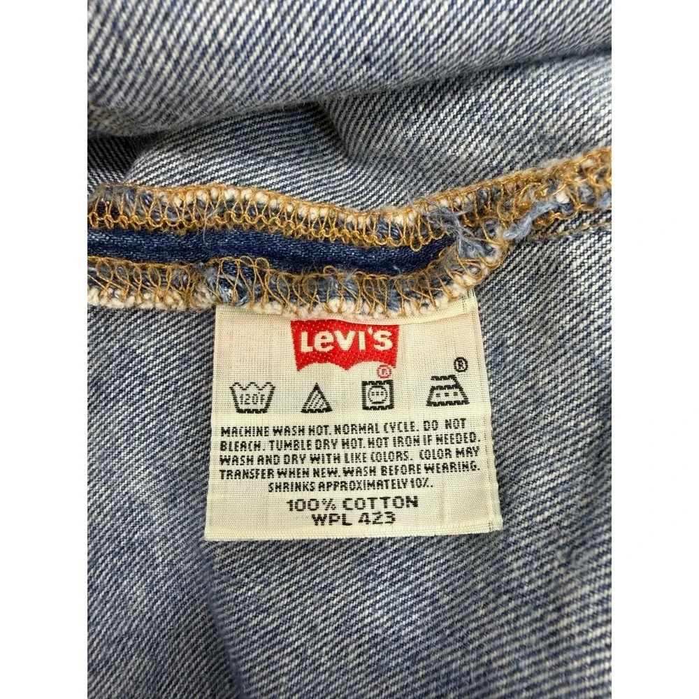 Vintage Levi's 501 XX Jeans 40x30 Made in Mexico 2002 Light Wash Button Fly USA